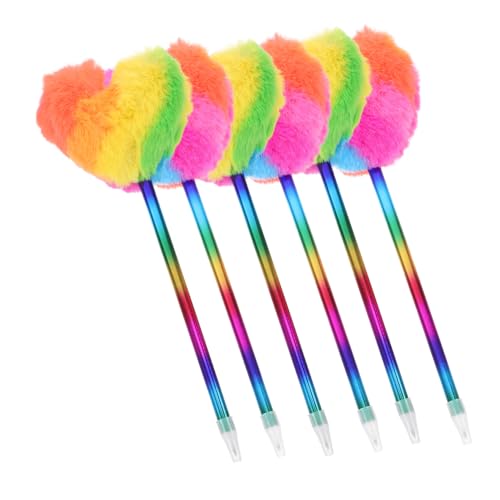 jojofuny 1 Satz Love Kugelschreiber Farbige Puff Stifte Für Süße Stifte Mit Herz Stift Für Mädchen Flauschiger Kugelschreiber Cartoon Stifte Für Lustige Form Flauschige 6 Stück jojofuny 1 Satz Love Kugelschreiber Farbige Puff Stifte Für Süße Stifte Mit Herz Stift Für Mädchen Flauschiger Kugelschreiber Cartoon Stifte Für Lustige Form Flauschige 6 Stück von jojofuny
