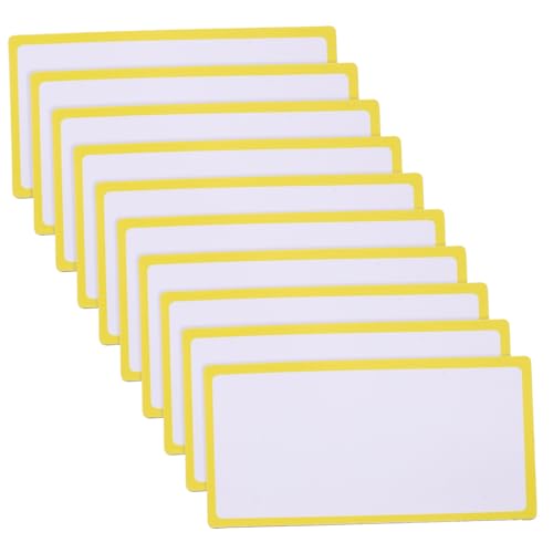 jojofuny 1 Satz Magnetische Namens Aufkleber Magnete Trocken Abwischbare Etiketten Kühlschrank-memo-tags Aufkleber Für Whiteboards Beschichtetes Papier Yellow 10 Stück jojofuny 1 Satz Magnetische Namens Aufkleber Magnete Trocken Abwischbare Etiketten Kühlschrank-memo-tags Aufkleber Für Whiteboards Beschichtetes Papier Yellow 10 Stück von jojofuny