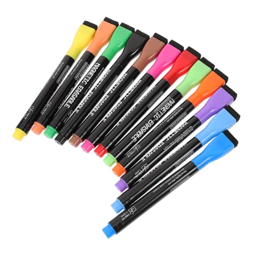jojofuny 1 Satz Magnetische Whiteboard Marker Abwischbare Spitze Wasserbasierte Stifte für Zeichnen Notizen und Kreative Projekte im Klassenzimmer jojofuny 1 Satz Magnetische Whiteboard Marker Abwischbare Spitze Wasserbasierte Stifte für Zeichnen Notizen und Kreative Projekte im Klassenzimmer von jojofuny