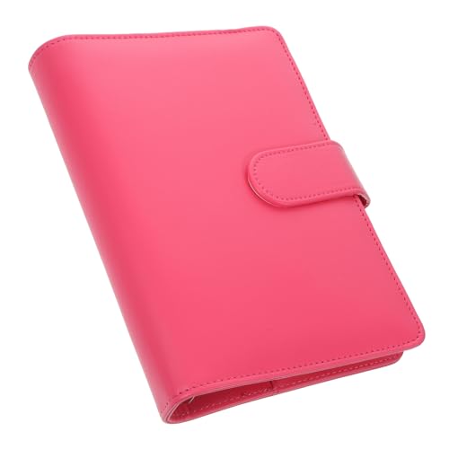 jojofuny 1 Satz Makkaron -Notizbuch Sparbuch zum Geldsparen Kassenbuch Kosten -Tracker Haushaltsbuch Geld sparen Binder Geldsparordner für Bargeld Spesen-Tracker Bargeldsparbuch PVC Rosig von jojofuny