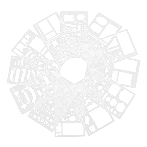 jojofuny 1 Satz Malvorlage Zeichenschablonen Geometrische Kunstschablonen Zum Malen Wiederverwendbare Große Journalschablonen Sprühmalerei Schablonen Vorlagen Farbnummer Material 12 Stück jojofuny 1 Satz Malvorlage Zeichenschablonen Geometrische Kunstschablonen Zum Malen Wiederverwendbare Große Journalschablonen Sprühmalerei Schablonen Vorlagen Farbnummer Material 12 Stück von jojofuny