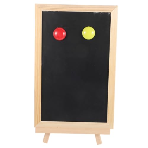 jojofuny 1 Satz Mini Schwarzes Schild Abwischbare Kreidetafel für Hochzeiten Events und Dekoration Rechteckige Tischtafel mit Halter Vielseitig Einsetzbar für Nachrichten und Anlässe von jojofuny