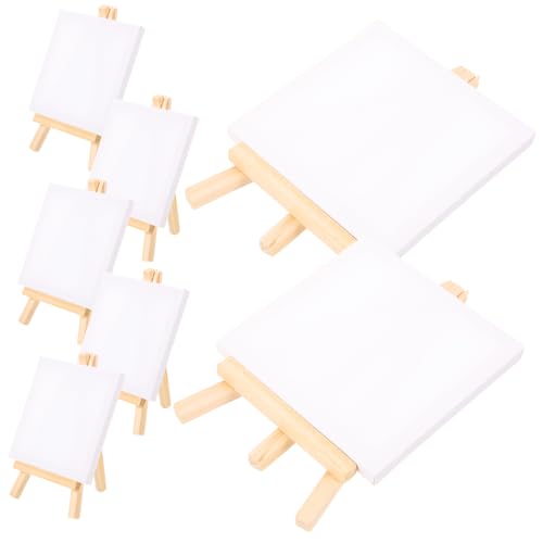 jojofuny 1 Satz Mini Staffelei mit Malplatten Teiliges DIY Kunstzubehör für Projekte für Öl und Acrylmalerei Stabiler Holzrahmen zum Ausstellen und Verschenken jojofuny 1 Satz Mini Staffelei mit Malplatten Teiliges DIY Kunstzubehör für Projekte für Öl und Acrylmalerei Stabiler Holzrahmen zum Ausstellen und Verschenken von jojofuny