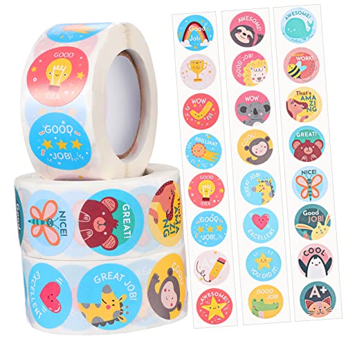 jojofuny 1 Satz Niedliche Kinderaufkleber Cartoon Belohnungsaufkleber Für Kreative Anwendungen Selbstklebende Motivationssticker Für Schule Und Bastelprojekte 3rollen jojofuny 1 Satz Niedliche Kinderaufkleber Cartoon Belohnungsaufkleber Für Kreative Anwendungen Selbstklebende Motivationssticker Für Schule Und Bastelprojekte 3rollen von jojofuny