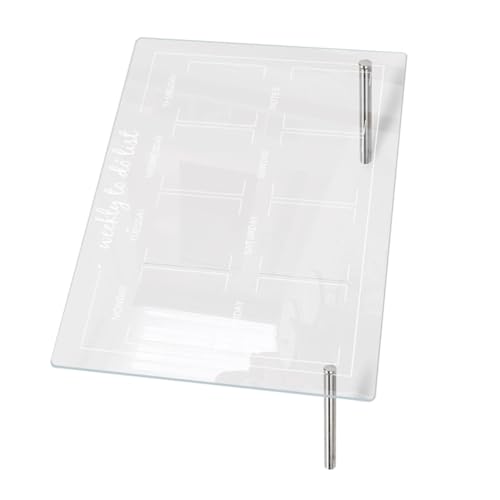 jojofuny 1 Satz Notiztafel Trocken Abwischbare Tafel Mit Ständer Trocken Löschen Whiteboards Weiß Treffen Trockener Radiergummi Memo Schreibtisch Whiteboard Trocken Abwischbar Acryl von jojofuny