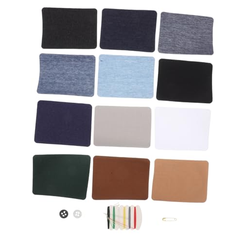 jojofuny 1 Satz Patch-Patch reparatur stoff Ellbogenflicken für Pullover Aufnäher für Hosenleinen Knieflicken für Kinderhosen gestickter Kleidungsfleck gestickte Aufnäher Jeans-Patches von jojofuny