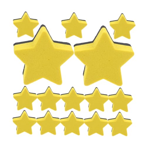 jojofuny 1 Satz Pentagramm-radiergummi Weiß Whiteboard-radierer Planke Wiederverwendbare Filzradierer Whiteboard-reinigungstool Für Klassenzimmer Filzstoff Yellow 15 Stück jojofuny 1 Satz Pentagramm-radiergummi Weiß Whiteboard-radierer Planke Wiederverwendbare Filzradierer Whiteboard-reinigungstool Für Klassenzimmer Filzstoff Yellow 15 Stück von jojofuny