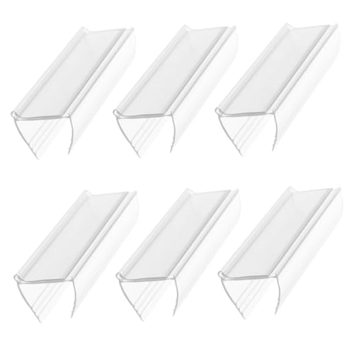 jojofuny 1 Satz Preisschildhalter Etiketten Liste Stichworte Inhaber Wiederverwendbar Beide Weiß Preisständer Anzeigen Preisschilder-displayhalter Regaletikett Schilderständer Acryl 6 Stück von jojofuny