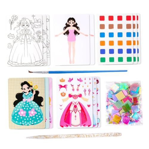 jojofuny 1 Satz Prinzessin Dress-up- DIY Pannenmalerei punktieren Malerei Zeichnungsset Malset Zeichenwerkzeug für Nähen von Punktionsmalerei Metall jojofuny 1 Satz Prinzessin Dress-up- DIY Pannenmalerei punktieren Malerei Zeichnungsset Malset Zeichenwerkzeug für Nähen von Punktionsmalerei Metall von jojofuny