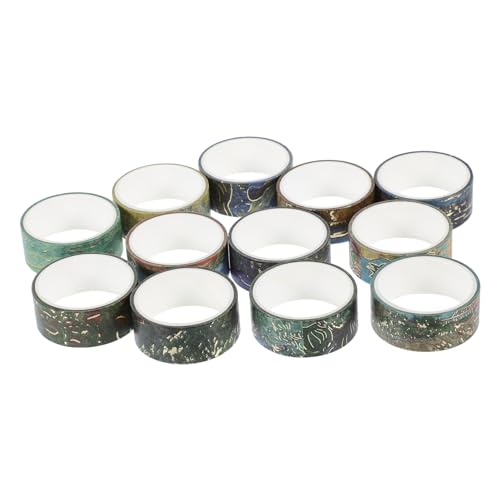 jojofuny 1 Satz Retro -kunstaufkleber Dasselbe Dekorativ Sammelalbum Scrapbooking Tape Handwerk Wickelband Scrapbook- Tagebuchband Diy Klebeband Flüsterpapier 12rollen jojofuny 1 Satz Retro -kunstaufkleber Dasselbe Dekorativ Sammelalbum Scrapbooking Tape Handwerk Wickelband Scrapbook- Tagebuchband Diy Klebeband Flüsterpapier 12rollen von jojofuny
