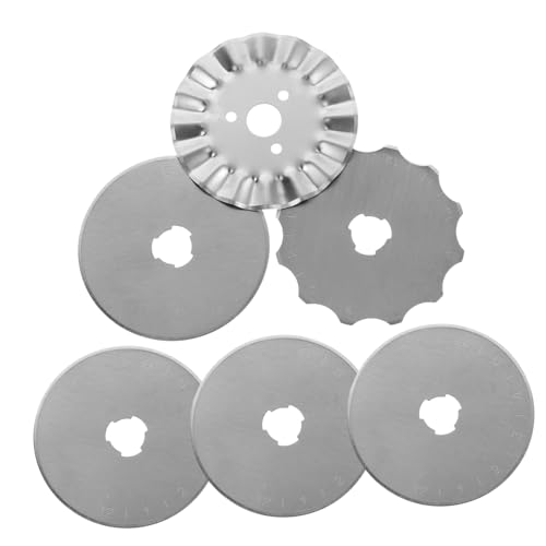 jojofuny 1 Satz Rollschneiderklingen True Cutters Grit Nähteil Rund Stoff Papier Mehrfach Beschichtet Rotierender Rollschneider Aus Zum Rollen Kleiner 6 Stück jojofuny 1 Satz Rollschneiderklingen True Cutters Grit Nähteil Rund Stoff Papier Mehrfach Beschichtet Rotierender Rollschneider Aus Zum Rollen Kleiner 6 Stück von jojofuny