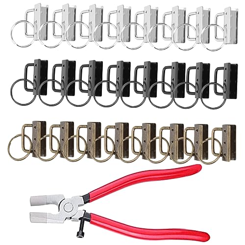 jojofuny 1 Satz Schlüsselring mit Clips und Schlüsselanhänger Fob für Armbänder Gürtel und DIY Projekte Farben für Anwendungen jojofuny 1 Satz Schlüsselring mit Clips und Schlüsselanhänger Fob für Armbänder Gürtel und DIY Projekte Farben für Anwendungen von jojofuny