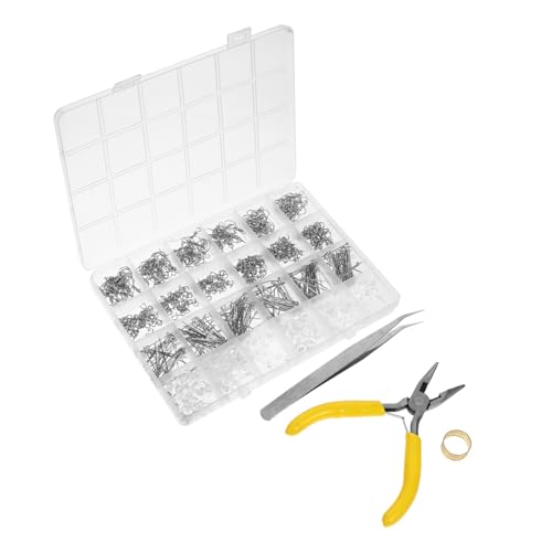 jojofuny 1 Satz Schmuckzubehör Set Ohrring Lieferungen Schmuck Making Kit Ohrhakenverschluss Ohrhaken selber machen Haken zur Schmuckherstellung schmuck DIY zubehör Eisen jojofuny 1 Satz Schmuckzubehör Set Ohrring Lieferungen Schmuck Making Kit Ohrhakenverschluss Ohrhaken selber machen Haken zur Schmuckherstellung schmuck DIY zubehör Eisen von jojofuny