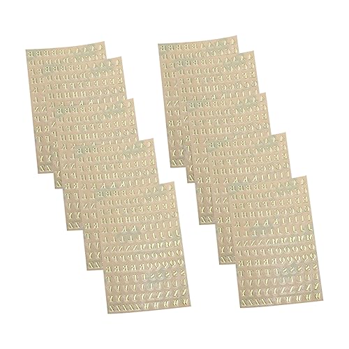 jojofuny 1 Satz Selbstklebende Etiketten Mit Goldbuchstaben Für Flaschen Diy Aufkleber Für Ätherische Öle Einfaches Beschriften Praktisch Für Organisation Von Aromatherapie Und 10 Stück von jojofuny
