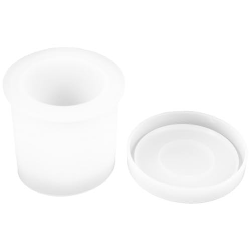 jojofuny 1 Satz Silicone Pflanzer Gießform Set Runde Blumentopf und Untertassenform für DIY Projekte Einfach zu Entformen und Langlebig für Wohndesign von jojofuny