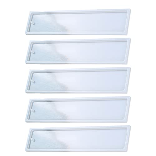 jojofuny 1 Satz Silikon Lesezeichen Gießform Diy Silikonformen Für Kreative Buchzeichen Flexible Und Wiederverwendbare Epoxidharz Moulds Für Schlüsselanhänger Und Anhänger 5 Stück von jojofuny