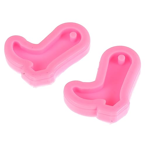 jojofuny 1 Satz Silikonformen Für High Heels Diy Schlüsselanhänger Moulds Backformen Für Handwerksprojekte Kompatibel Mit Epoxidharz Und Gießmaterialien Einfach Zu Reinigen 2 Stück von jojofuny