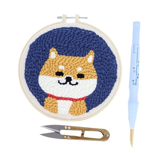 jojofuny 1 Satz Stanznadel Stickerei für Anfänger Rundbasis Scheren Fäden Zubehör für Diy Stickprojekt für Home Decor jojofuny 1 Satz Stanznadel Stickerei für Anfänger Rundbasis Scheren Fäden Zubehör für Diy Stickprojekt für Home Decor von jojofuny