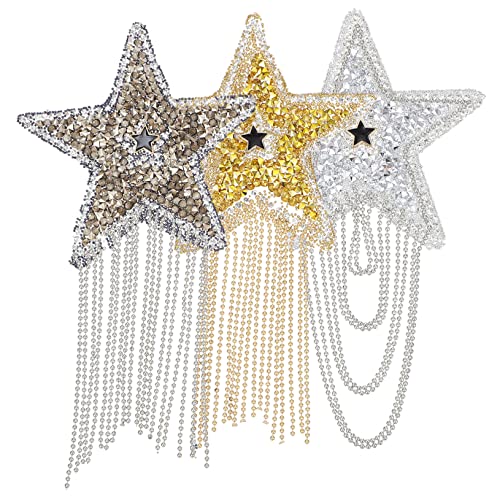 jojofuny 1 Satz Stern Patches Mit Strass Für Kleidung Dekorative Aufnäher Für Hüte Taschen Und Diy Projekte Verschleißfeste Selbstklebende Stoffapplikationen Für Bastelarbeiten 3 Stück jojofuny 1 Satz Stern Patches Mit Strass Für Kleidung Dekorative Aufnäher Für Hüte Taschen Und Diy Projekte Verschleißfeste Selbstklebende Stoffapplikationen Für Bastelarbeiten 3 Stück von jojofuny