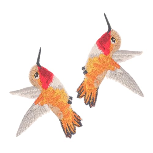 jojofuny 1 Satz Stoffmontage Dekoration Patches Nähen Kolibri-patch Applikationen Süße Patches Vogelflecken Patch Aufnähen Aufnäher Für Jacken Damen Polyesterfaden 2 Stück jojofuny 1 Satz Stoffmontage Dekoration Patches Nähen Kolibri-patch Applikationen Süße Patches Vogelflecken Patch Aufnähen Aufnäher Für Jacken Damen Polyesterfaden 2 Stück von jojofuny