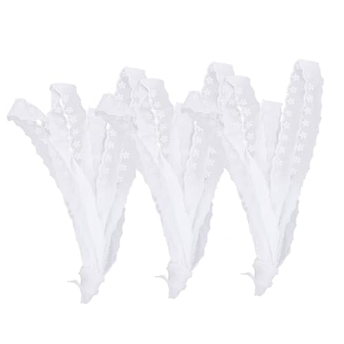 jojofuny 1 Satz Teiliges Baumwoll Spitzenband Macrame Spitzenborte Für Diy Handarbeiten Dekorative Borte Für Hochzeiten Kleidung Bastelprojekte Breit Langlebig Und Vielseitig 3 Stück jojofuny 1 Satz Teiliges Baumwoll Spitzenband Macrame Spitzenborte Für Diy Handarbeiten Dekorative Borte Für Hochzeiten Kleidung Bastelprojekte Breit Langlebig Und Vielseitig 3 Stück von jojofuny