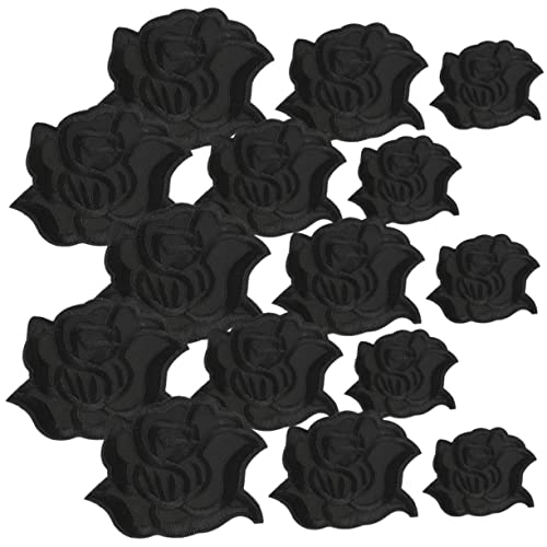 jojofuny 1 Satz Teiliges Bestickte Bügel Patches Für Diy Kleidung Applikationen Zum Aufbügeln Für Jeans Jacken Taschen Vielseitige Patches 15 Stück von jojofuny