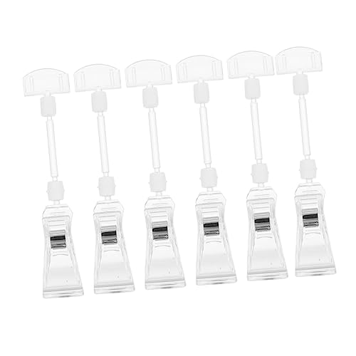 jojofuny 1 Satz Teiliges Clip Preisschild Halter Set Double Head Display Clips Für Werbung Und Verkaufsförderung Supermärkten Und Einzelhandelsgeschäften 6 Stück jojofuny 1 Satz Teiliges Clip Preisschild Halter Set Double Head Display Clips Für Werbung Und Verkaufsförderung Supermärkten Und Einzelhandelsgeschäften 6 Stück von jojofuny
