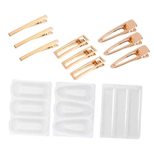 jojofuny 1 Satz Teiliges Diy Haarnadel Silikonform Multifunktionale Gießformen für Haaraccessoires Einfaches Entformen für Designs und Bastelprojekte von jojofuny