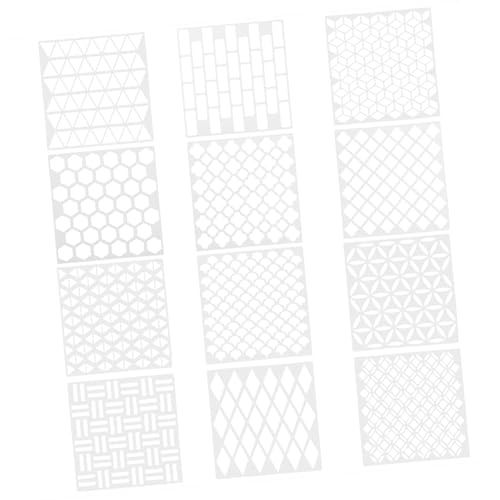 jojofuny 1 Satz Teiliges Diy Malschablonen Pet Für Kreative Wanddekoration Vielseitige Vorlagen Für Handwerksprojekte Für Feiertage Und 12 Stück jojofuny 1 Satz Teiliges Diy Malschablonen Pet Für Kreative Wanddekoration Vielseitige Vorlagen Für Handwerksprojekte Für Feiertage Und 12 Stück von jojofuny