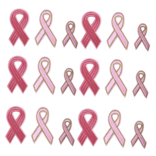 jojofuny 1 Satz Teiliges Diy Patches Rosa Schleifen Stickerei Aufnäher Für Kleidung Taschen Und Bastelprojekte Einfache Anwendung Wiederverwendbar Und Individuell Gestaltbar 18 Stück von jojofuny