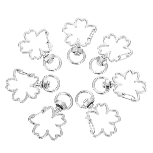 jojofuny 1 Satz Teiliges Diy Schlüsselring Anhänger Mit Hohlen Blumen Feder Clip Für Schlüsselzubehör Für Kreative Projekte Und Personalisierte 10 Stück jojofuny 1 Satz Teiliges Diy Schlüsselring Anhänger Mit Hohlen Blumen Feder Clip Für Schlüsselzubehör Für Kreative Projekte Und Personalisierte 10 Stück von jojofuny