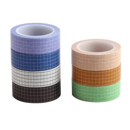 jojofuny 1 Satz Teiliges Diy Washi Klebeband Mit Gitterdesign Dekoratives Masking Tape Für Scrapbooking Tagebuch Und Gemischte Farben 7 Stück jojofuny 1 Satz Teiliges Diy Washi Klebeband Mit Gitterdesign Dekoratives Masking Tape Für Scrapbooking Tagebuch Und Gemischte Farben 7 Stück von jojofuny
