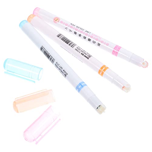 jojofuny 1 Satz Teiliges Farbenfrohe Marker Pens Für Büro Für Kunst Notizen Und Scrapbooking Schnell Trocknend Glatte Anwendung Vielseitig Einsetzbar 3 Stück von jojofuny