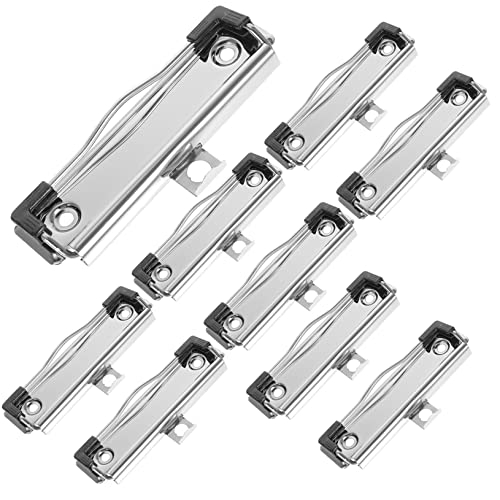 jojofuny 1 Satz Teiliges Klemmbrett Clip Gefederte Halterung Für Dokumente Metall Klemmbrett Mit Gummiunterlage Für Büro Und Schule Montageschrauben 15 Stück jojofuny 1 Satz Teiliges Klemmbrett Clip Gefederte Halterung Für Dokumente Metall Klemmbrett Mit Gummiunterlage Für Büro Und Schule Montageschrauben 15 Stück von jojofuny