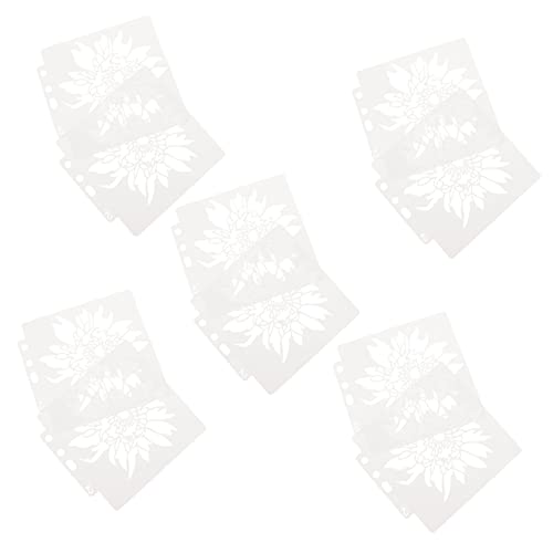 jojofuny 1 Satz Teiliges Schablonen Für Malerei Wiederverwendbare Diy Malvorlagen Mit Blumenmuster Für Bastelprojekte Fotoalben Und Weihnachtsdekoration 10 Stück jojofuny 1 Satz Teiliges Schablonen Für Malerei Wiederverwendbare Diy Malvorlagen Mit Blumenmuster Für Bastelprojekte Fotoalben Und Weihnachtsdekoration 10 Stück von jojofuny