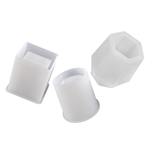 jojofuny 1 Satz Teiliges Silikon Gießform Für Stifthalter Diy Epoxidharz Formen Für Handgefertigte Aufbewahrung Runder Quadratischer Und Becherform Sicher Und Wiederverwendbar 3 Stück jojofuny 1 Satz Teiliges Silikon Gießform Für Stifthalter Diy Epoxidharz Formen Für Handgefertigte Aufbewahrung Runder Quadratischer Und Becherform Sicher Und Wiederverwendbar 3 Stück von jojofuny