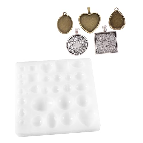 jojofuny 1 Satz Teiliges Silikon Gießform Set für Diy Schmuck Hitzebeständig Wiederverwendbar für Anhänger Ohrringe Glänzende Textur Einfaches Entformen jojofuny 1 Satz Teiliges Silikon Gießform Set für Diy Schmuck Hitzebeständig Wiederverwendbar für Anhänger Ohrringe Glänzende Textur Einfaches Entformen von jojofuny