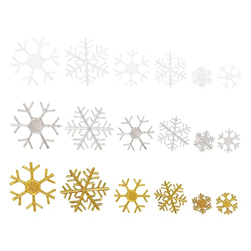 jojofuny 1 Satz Teiliges Stoff Patch Für Weihnachten Applikationen Verschiedenen Für Kleidung Bastelprojekte Und Dekoration Langlebig Und Vielseitig Verwendbar 18 Stück von jojofuny