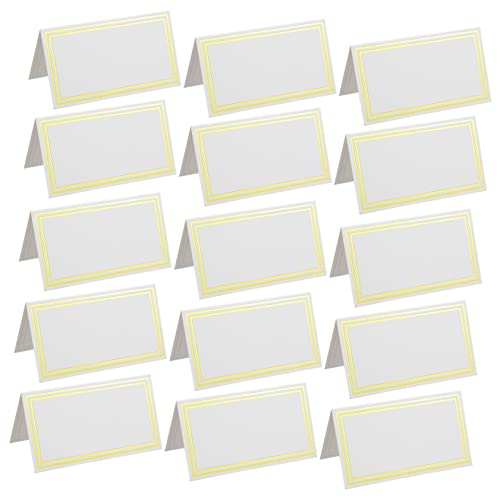 jojofuny 1 Satz Tischkarten Mit Bronzing Design Elegante Platzkarten Für Hochzeiten Und Dinnerpartys Aus Dickem Einfach Zu Beschreiben Für Stilvolle Tischdekoration 60 Stück jojofuny 1 Satz Tischkarten Mit Bronzing Design Elegante Platzkarten Für Hochzeiten Und Dinnerpartys Aus Dickem Einfach Zu Beschreiben Für Stilvolle Tischdekoration 60 Stück von jojofuny