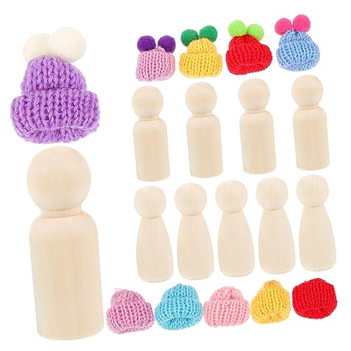 jojofuny 1 Satz Unlackierte Holz Peg Puppen für Teiliges Holzfiguren zum Diy Bemalen Zufälligen für Bastelprojekte und Zufällige Farbe jojofuny 1 Satz Unlackierte Holz Peg Puppen für Teiliges Holzfiguren zum Diy Bemalen Zufälligen für Bastelprojekte und Zufällige Farbe von jojofuny