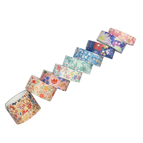 jojofuny 1 Satz Washi Tape Mit Frischen Blumenmustern Dekoratives Klebeband Für Scrapbooking Journaling Und Diy Projekte Für Handarbeiten Und Gestaltung 9rollen jojofuny 1 Satz Washi Tape Mit Frischen Blumenmustern Dekoratives Klebeband Für Scrapbooking Journaling Und Diy Projekte Für Handarbeiten Und Gestaltung 9rollen von jojofuny