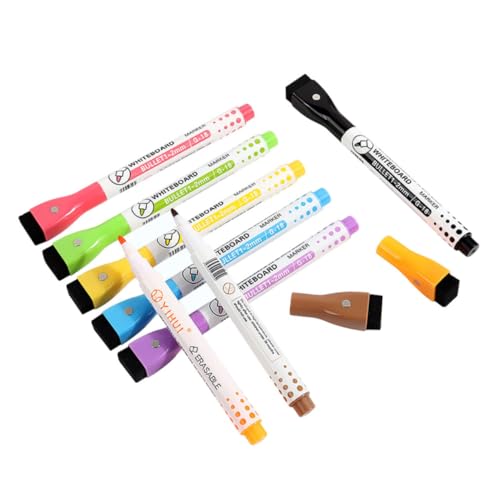 jojofuny 1 Satz Whiteboard-stift Löschbar Wischen Planke Magnetische Trockenlöschung Radiergummi Trocken Abwischbare Marker Zum Schreiben Trocken Abwischbare Whiteboard-marker Pp 8 Stück jojofuny 1 Satz Whiteboard-stift Löschbar Wischen Planke Magnetische Trockenlöschung Radiergummi Trocken Abwischbare Marker Zum Schreiben Trocken Abwischbare Whiteboard-marker Pp 8 Stück von jojofuny
