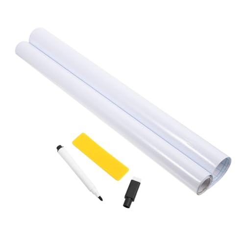 jojofuny 1 Satz Wiederverwendbare Whiteboard Sticker Selbstklebende Tafelaufkleber Abwischbare Wandfolie mit Zubehör Marker Schaber für Schule und Zuhause jojofuny 1 Satz Wiederverwendbare Whiteboard Sticker Selbstklebende Tafelaufkleber Abwischbare Wandfolie mit Zubehör Marker Schaber für Schule und Zuhause von jojofuny
