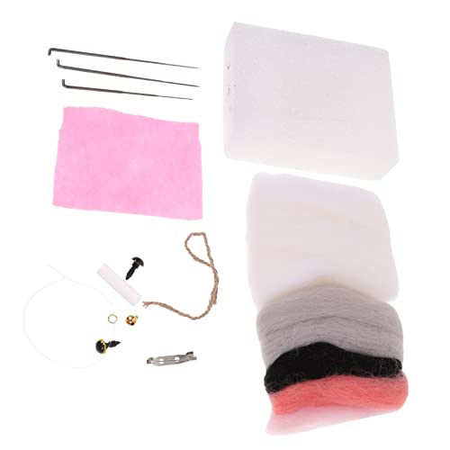 jojofuny 1 Satz Wollfilz Bastelset für Diy Tier Broschen Komplettes Nadelfilz Kit für Anfänger und Fortgeschrittene für Projekte und Detaillierter Anleitung und Zubehör jojofuny 1 Satz Wollfilz Bastelset für Diy Tier Broschen Komplettes Nadelfilz Kit für Anfänger und Fortgeschrittene für Projekte und Detaillierter Anleitung und Zubehör von jojofuny