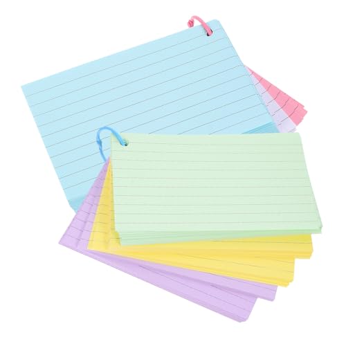 jojofuny 1 Satz Wortbuch Karteikarten Notizkartenringe Notizkarten Briefpapier Notizkarten mit Ring Wörter-Speicherkarten Memokarten-Notizblöcke praktische Speicherkarten Karten studieren jojofuny 1 Satz Wortbuch Karteikarten Notizkartenringe Notizkarten Briefpapier Notizkarten mit Ring Wörter-Speicherkarten Memokarten-Notizblöcke praktische Speicherkarten Karten studieren von jojofuny