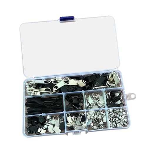 jojofuny 1 Satz Zipper Reparaturset Metallreißverschluss mit Abnehmbaren Zipper Ziehgriffen Teiliges für Taschen Kleidung und Diy Nähprojekte Installieren und Langlebig jojofuny 1 Satz Zipper Reparaturset Metallreißverschluss mit Abnehmbaren Zipper Ziehgriffen Teiliges für Taschen Kleidung und Diy Nähprojekte Installieren und Langlebig von jojofuny
