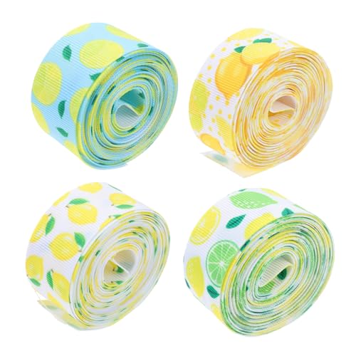 jojofuny 1 Satz Zitronen Ripsband Für Diy Dekoration Geschenkband Bastelmaterial Für Geburtstagsfeiern Und Feiertage Yards Pro Langlebig Und Vielseitig Einsetzbar 4rollen jojofuny 1 Satz Zitronen Ripsband Für Diy Dekoration Geschenkband Bastelmaterial Für Geburtstagsfeiern Und Feiertage Yards Pro Langlebig Und Vielseitig Einsetzbar 4rollen von jojofuny