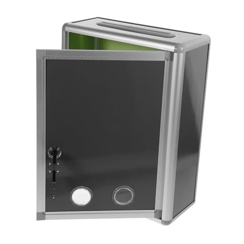 jojofuny 1 Satz wandmontierter Vorschlagskasten Briefkasten Slot klein Vorschlagsboxen Anregung Post Vorschlag: Sammelbehälter verschließbare Vorratsbehälter Plastik Silver jojofuny 1 Satz wandmontierter Vorschlagskasten Briefkasten Slot klein Vorschlagsboxen Anregung Post Vorschlag: Sammelbehälter verschließbare Vorratsbehälter Plastik Silver von jojofuny