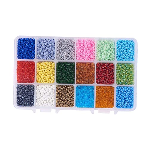 jojofuny 1 Schachtel Bunte Glasperlen für Schmuckherstellung Diy Perlen für Armbänder Halsketten Bastelprojekte Vielfältige Farben für Kreative Schmuckgestaltung und Bastelbedarf jojofuny 1 Schachtel Bunte Glasperlen für Schmuckherstellung Diy Perlen für Armbänder Halsketten Bastelprojekte Vielfältige Farben für Kreative Schmuckgestaltung und Bastelbedarf von jojofuny