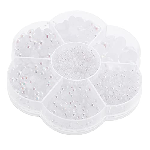 jojofuny 1 Schachtel Dekorative Halbperlen für Nail Art Diy Zubehör Hochwertigem Vielseitige Anwendung für Schmuck Haaraccessoires und Mehr jojofuny 1 Schachtel Dekorative Halbperlen für Nail Art Diy Zubehör Hochwertigem Vielseitige Anwendung für Schmuck Haaraccessoires und Mehr von jojofuny